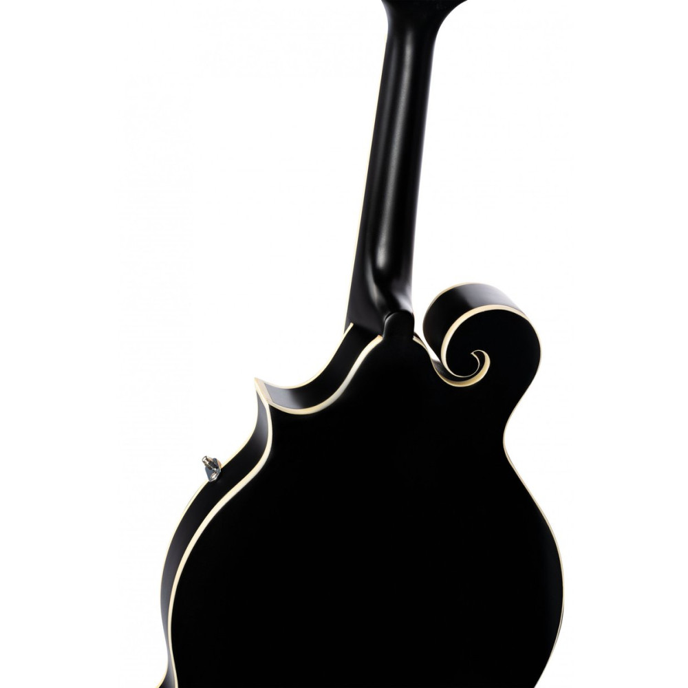 Ortega 1B-RMFE40SBK F-Style Series Mandoline 8 String - Spruce / Maple Black + Bag
