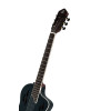 B-Grade ORTEGA TourPlayer DeLuxe Nylon String Guitar 6-String - Spruce Black + Gig Bag