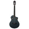 B-Grade ORTEGA TourPlayer DeLuxe Nylon String Guitar 6-String - Spruce Black + Gig Bag
