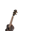 Ortega 1B-RUEB-CC-L Timber Series Concert Ukulele 4 String Lefty - Ebony Natural + Bag