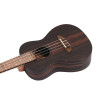 Ortega 1B-RUEB-CC-L Timber Series Concert Ukulele 4 String Lefty - Ebony Natural + Bag