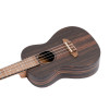 Ortega 1B-RUEB-CC-L Timber Series Concert Ukulele 4 String Lefty - Ebony Natural + Bag