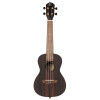 Ortega 1B-RUEB-CC-L Timber Series Concert Ukulele 4 String Lefty - Ebony Natural + Bag