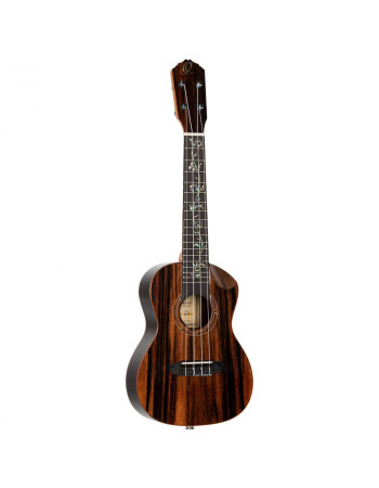 Ortega 1B-RUET-EB Elite Series Concert Ukulele 4 String - solid Ebony top + Bag