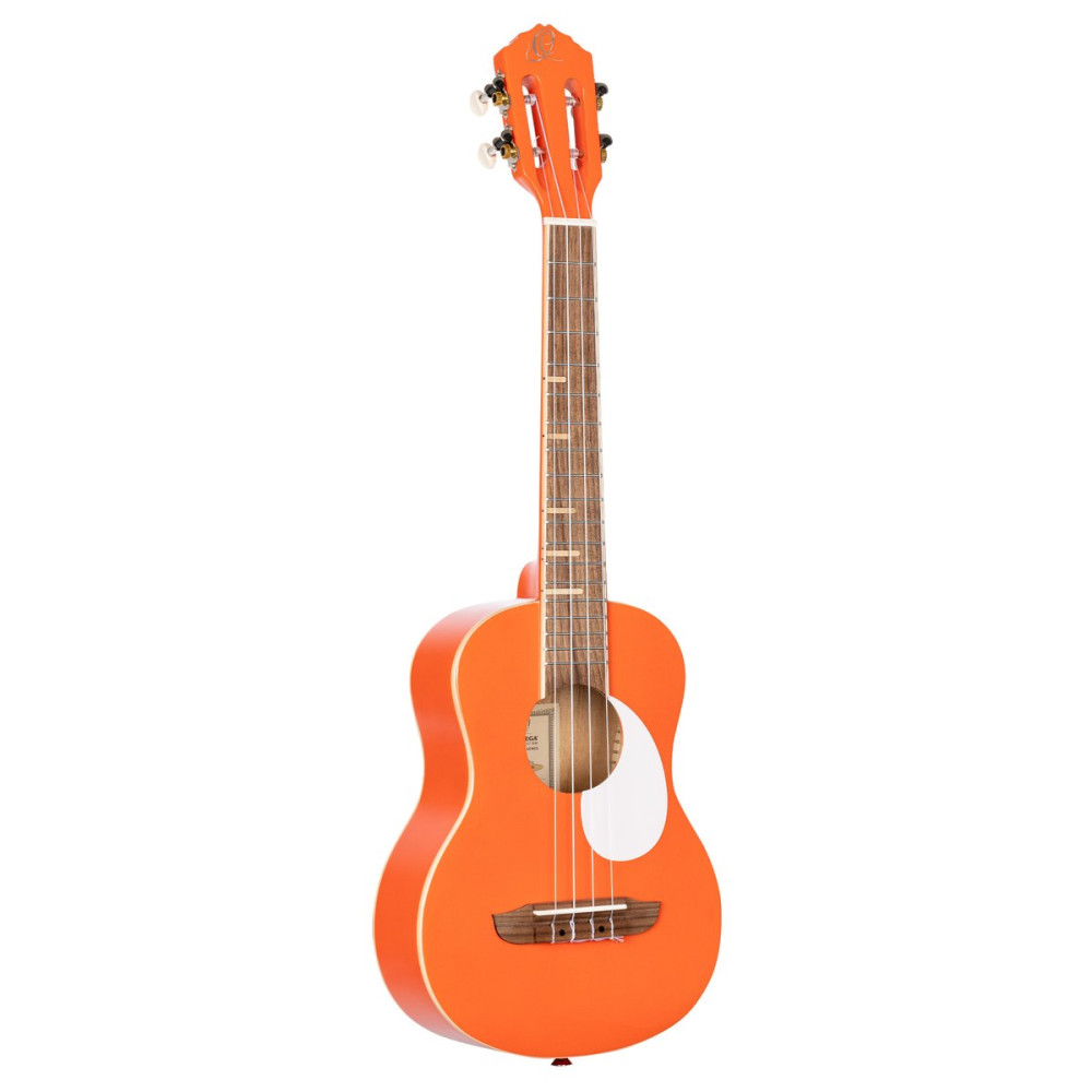 Ortega 1B-RUGA-ORG Gaucho Series Ukulele 4 String - Ortega Orange + Bag