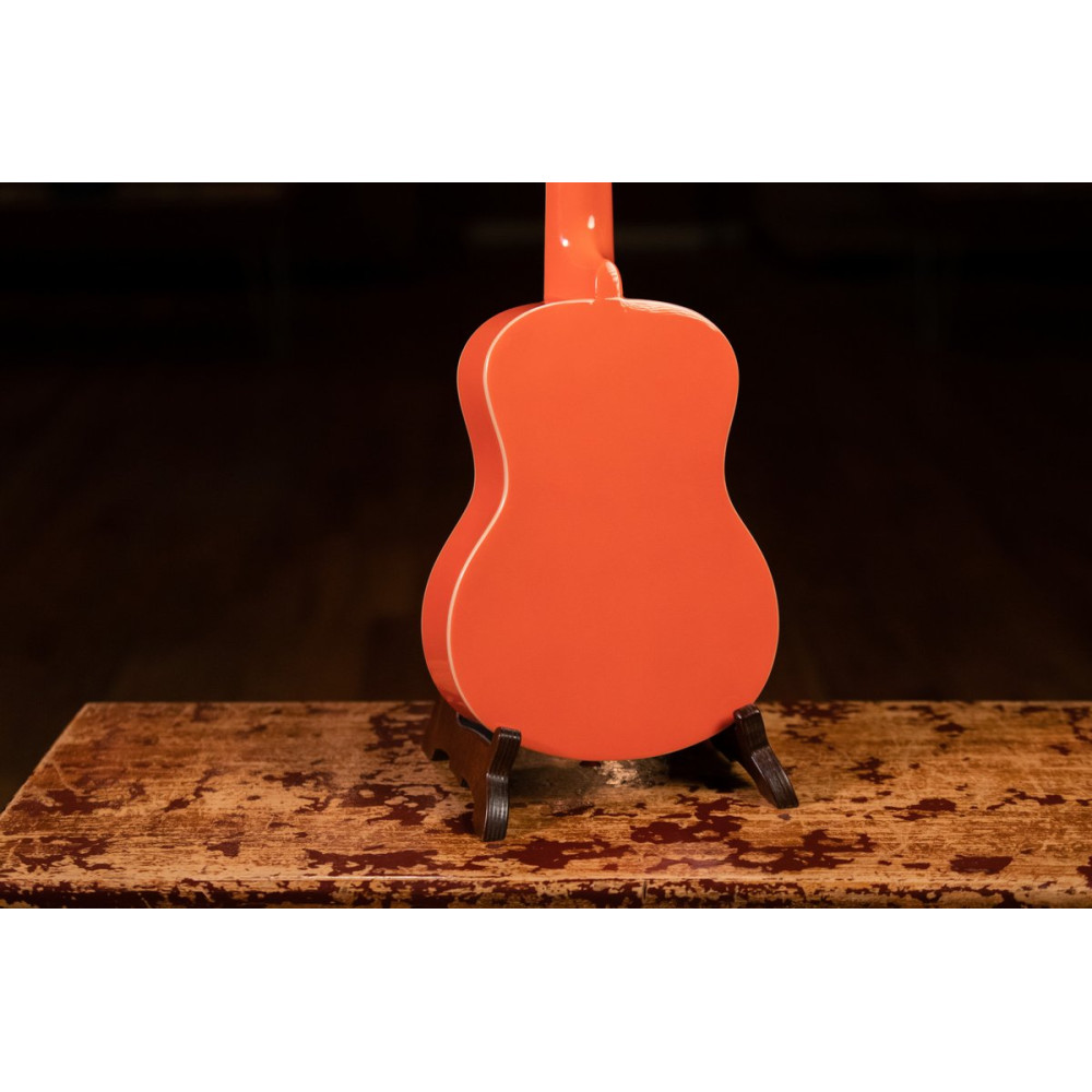 Ortega 1B-RUGA-ORG Gaucho Series Ukulele 4 String - Ortega Orange + Bag