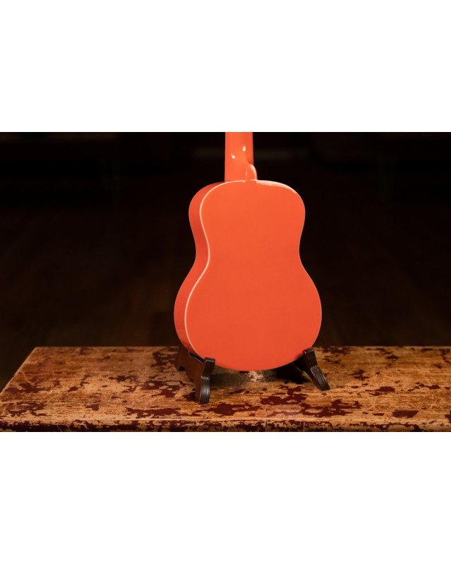 Ortega 1B-RUGA-ORG Gaucho Series Ukulele 4 String - Ortega Orange + Bag