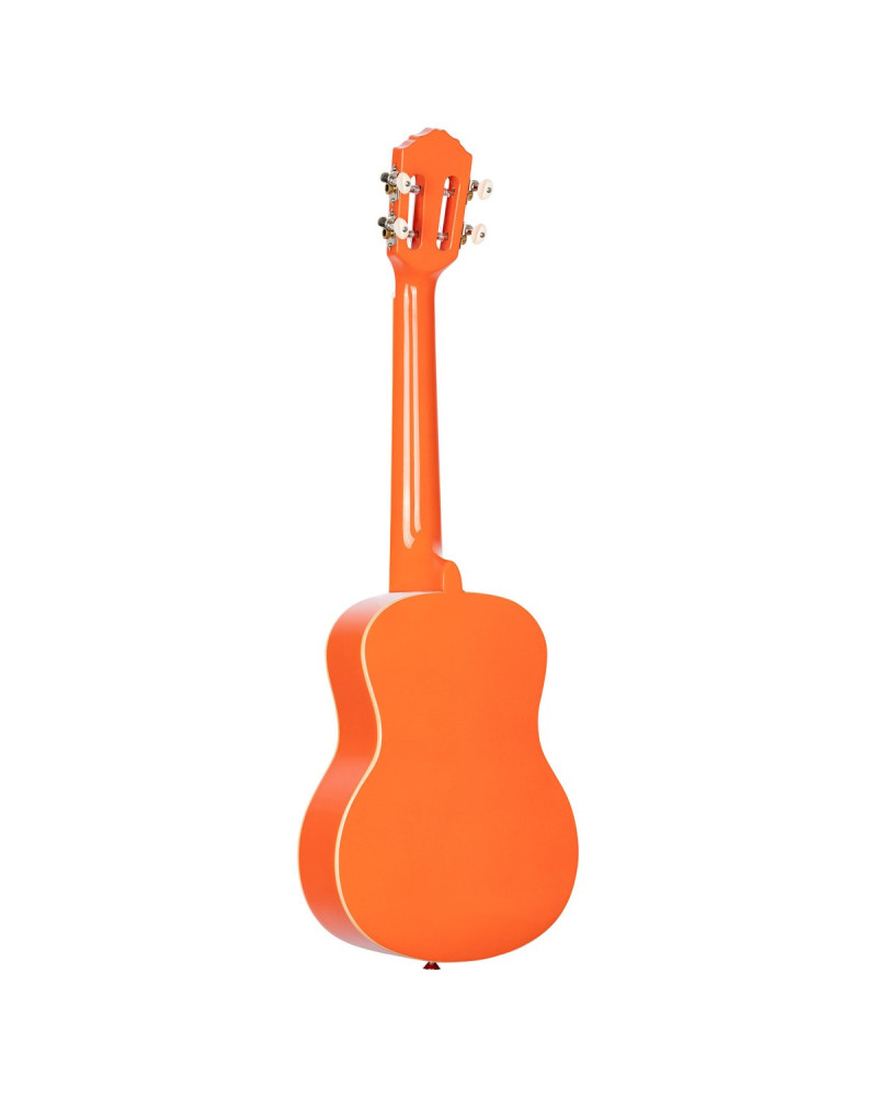 Ortega 1B-RUGA-ORG Gaucho Series Ukulele 4 String - Ortega Orange + Bag