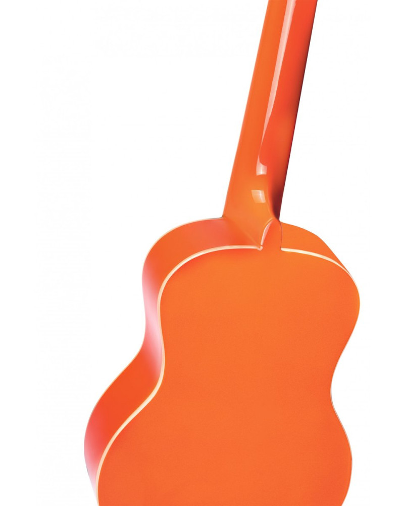 Ortega 1B-RUGA-ORG Gaucho Series Ukulele 4 String - Ortega Orange + Bag