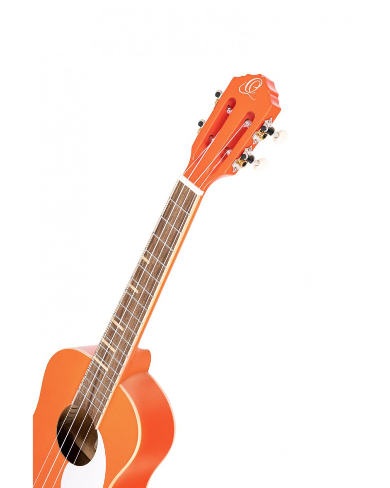 Ortega 1B-RUGA-ORG Gaucho Series Ukulele 4 String - Ortega Orange + Bag