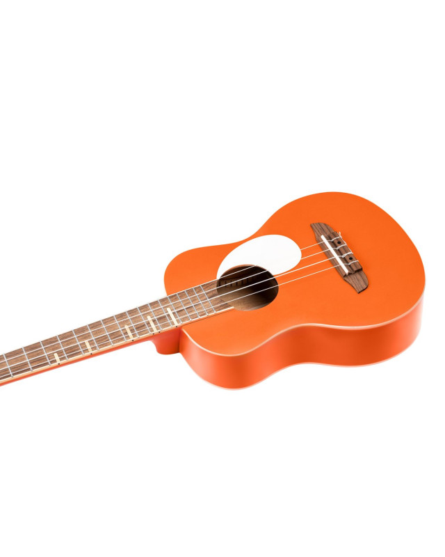 Ortega 1B-RUGA-ORG Gaucho Series Ukulele 4 String - Ortega Orange + Bag