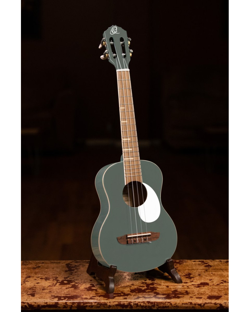 Ortega 1B-RUGA-PLT Gaucho Series Ukulele 4 String - Platinum Grey + Bag