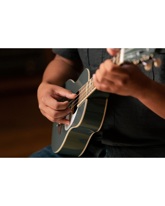 Ortega 1B-RUGA-PLT Gaucho Series Ukulele 4 String - Platinum Grey + Bag