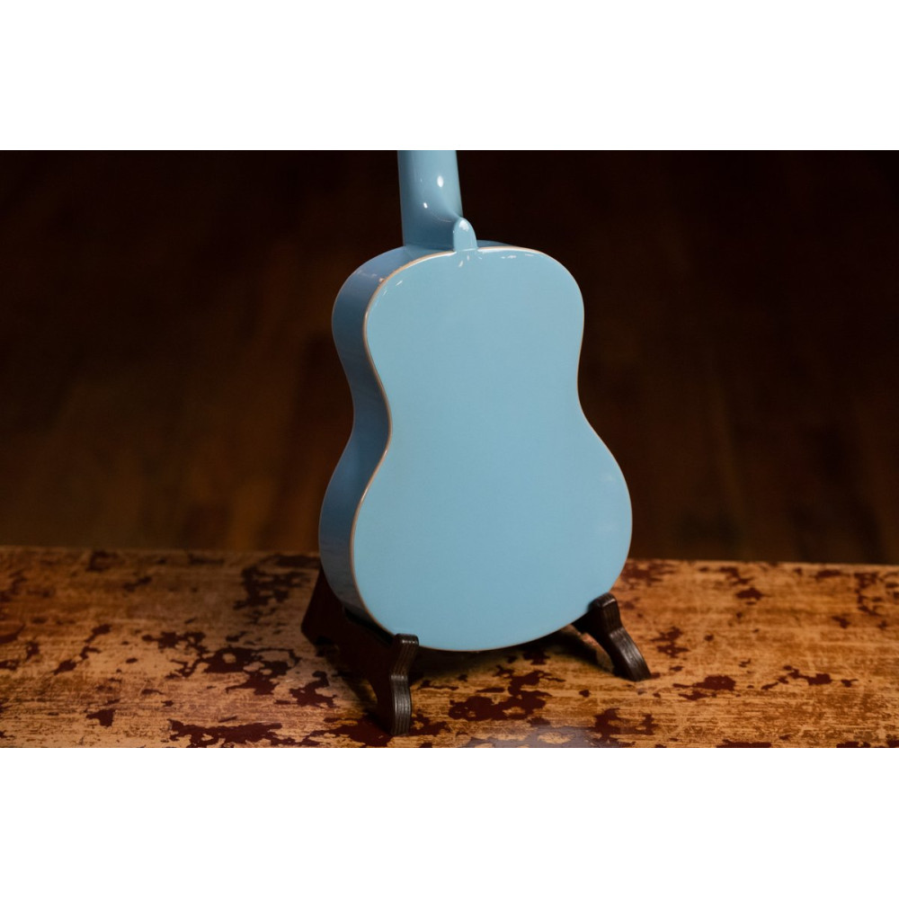 Ortega 1B-RUGA-SKY Gaucho Series Ukulele 4 String - Sky Blue + Bag