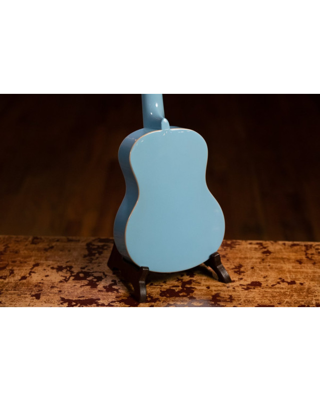 Ortega 1B-RUGA-SKY Gaucho Series Ukulele 4 String - Sky Blue + Bag