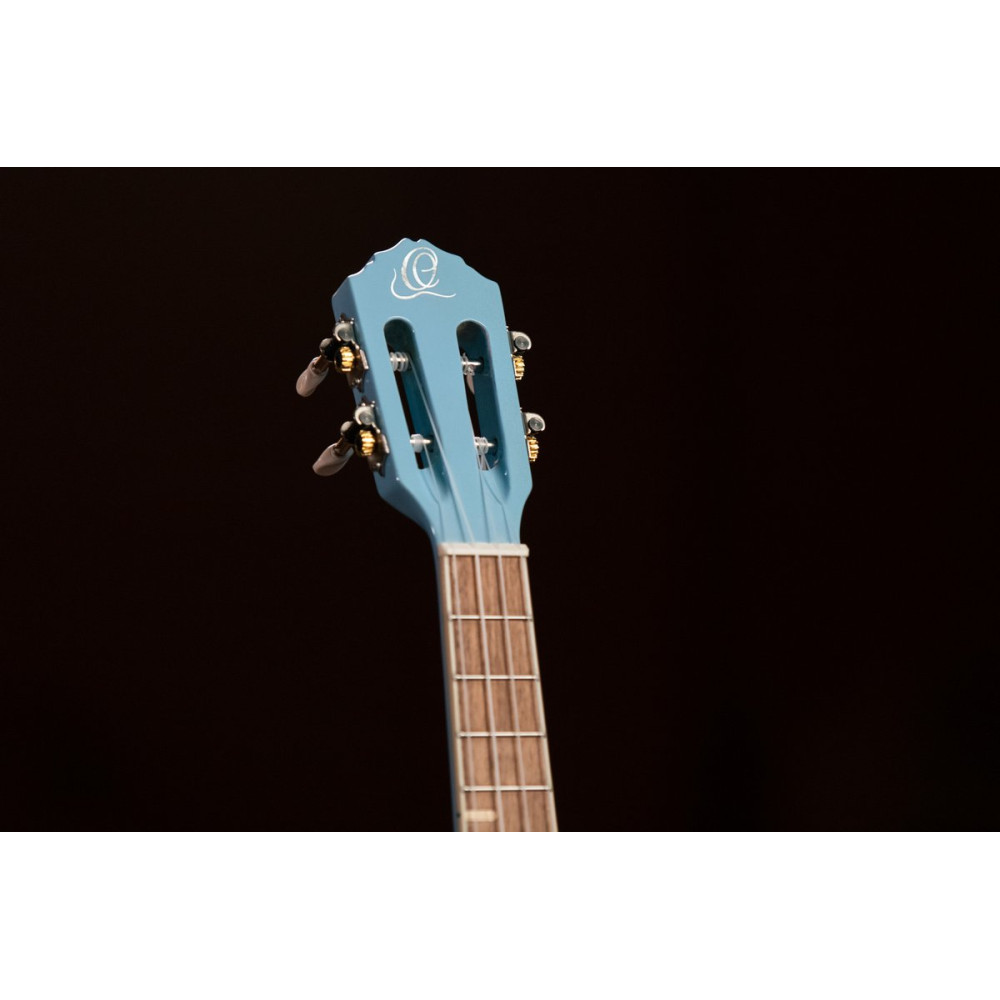 Ortega 1B-RUGA-SKY Gaucho Series Ukulele 4 String - Sky Blue + Bag