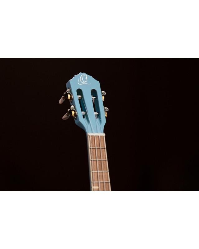 Ortega 1B-RUGA-SKY Gaucho Series Ukulele 4 String - Sky Blue + Bag