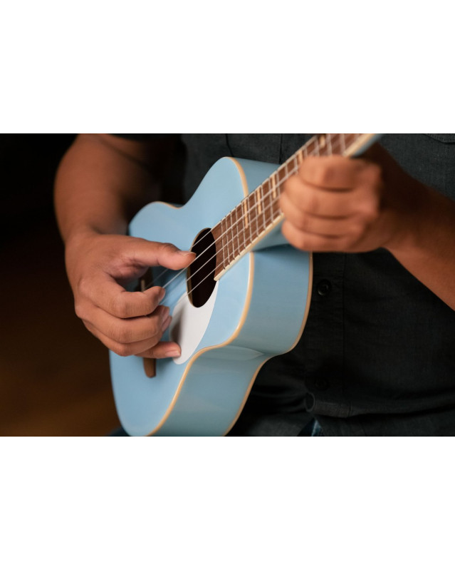 Ortega 1B-RUGA-SKY Gaucho Series Ukulele 4 String - Sky Blue + Bag