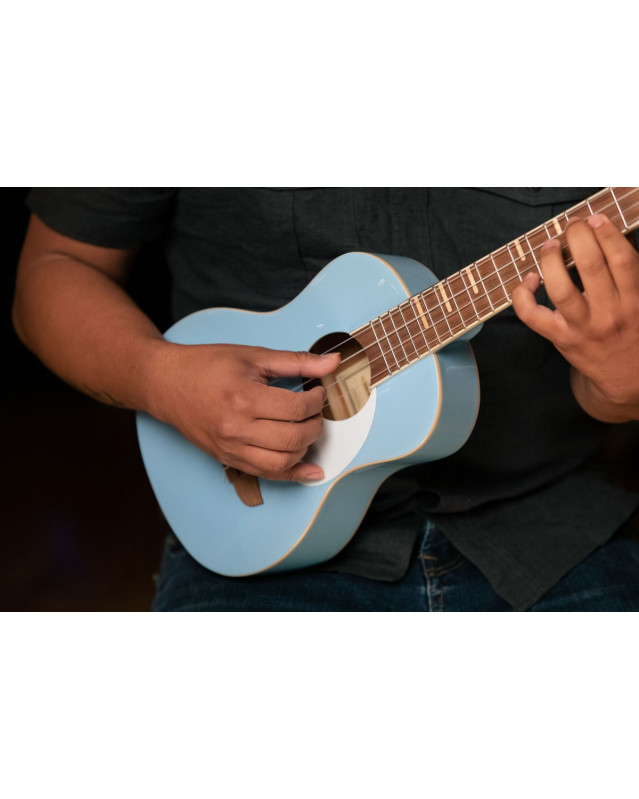Ortega 1B-RUGA-SKY Gaucho Series Ukulele 4 String - Sky Blue + Bag