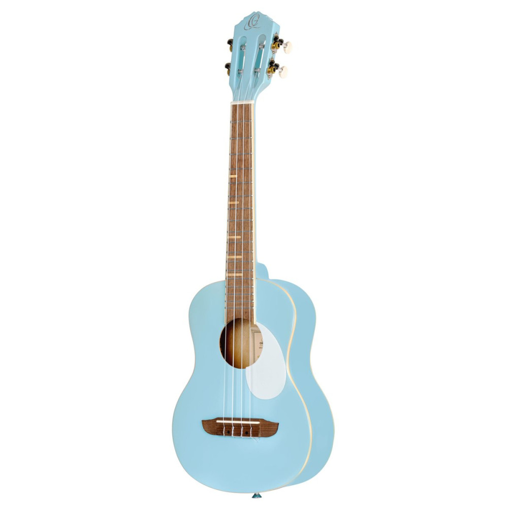 Ortega 1B-RUGA-SKY Gaucho Series Ukulele 4 String - Sky Blue + Bag