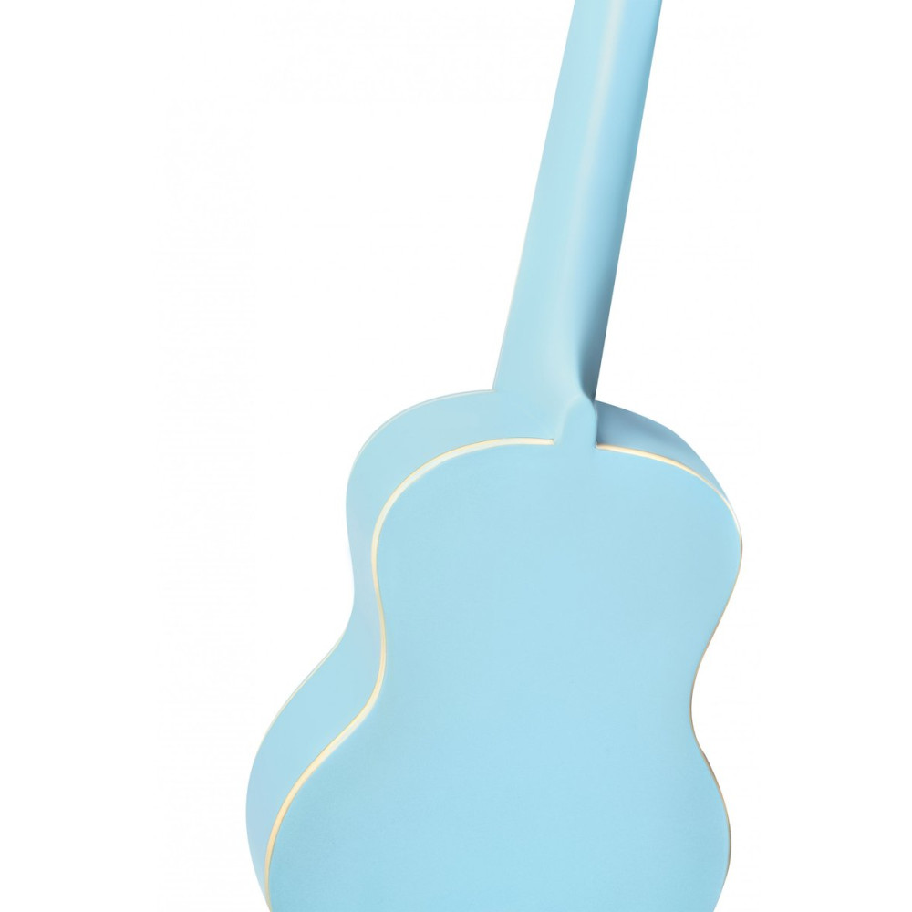 Ortega 1B-RUGA-SKY Gaucho Series Ukulele 4 String - Sky Blue + Bag
