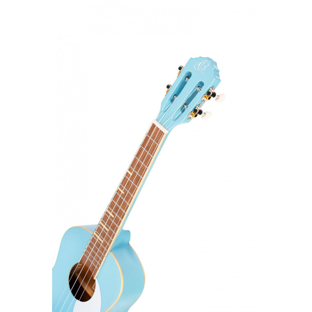 Ortega 1B-RUGA-SKY Gaucho Series Ukulele 4 String - Sky Blue + Bag