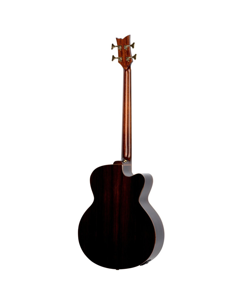 Ortega 1B-STRIPSU.AC Private Room Series Acoustic Bass 4 String Medium Neck Preamp Lefty - built in Armrest, Bag