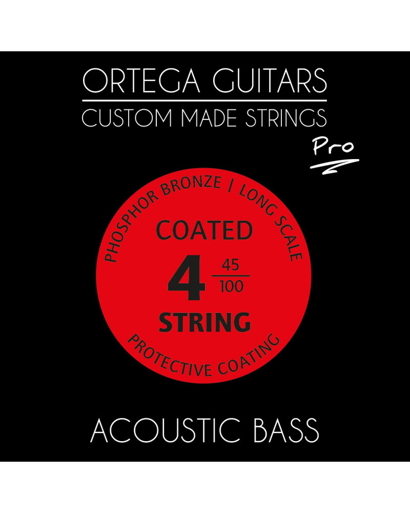 Ortega ABP-4 Custom Made Strings Pro - Acoustic Bass 4 String