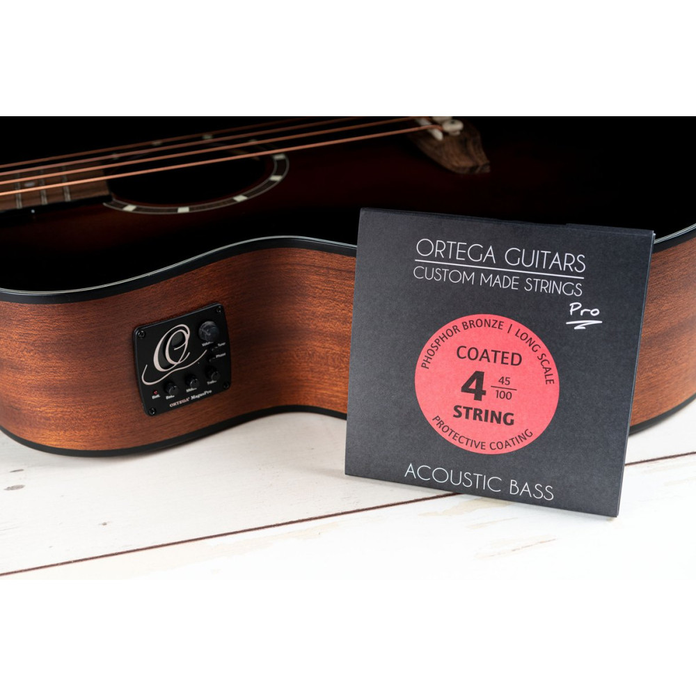 Ortega ABP-4 Custom Made Strings Pro - Acoustic Bass 4 String