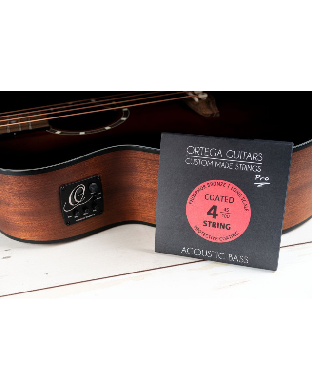 Ortega ABP-4 Custom Made Strings Pro - Acoustic Bass 4 String