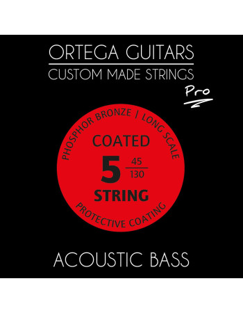 Ortega ABP-5 Custom Made Strings Pro - Acoustic Bass 5 String
