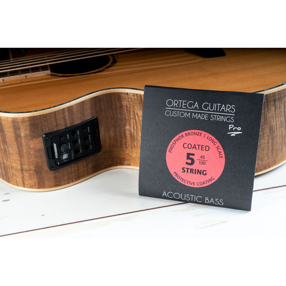 Ortega ABP-5 Custom Made Strings Pro - Acoustic Bass 5 String