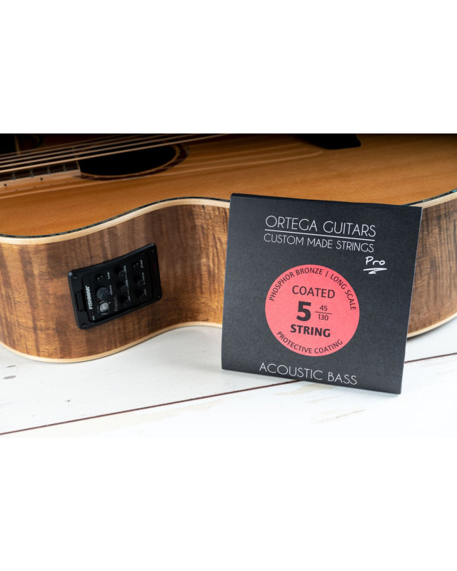 Ortega ABP-5 Custom Made Strings Pro - Acoustic Bass 5 String