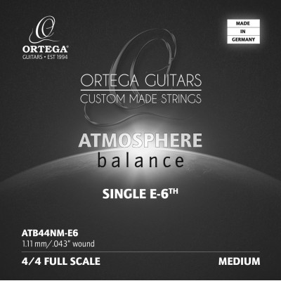 Ortega ATB44NM-E6 Atmosphere Balance Series Nylon String - E6 Medium Tension