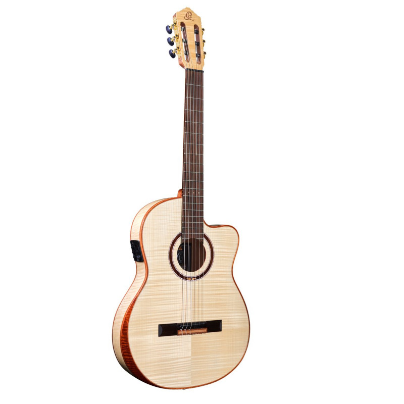 Ortega BRIDESUITECE The Private Room 4/4 Nylon String Guitar 6-String - Natural + Gig Bag