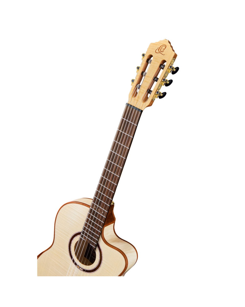 Ortega BRIDESUITECE The Private Room 4/4 Nylon String Guitar 6-String - Natural + Gig Bag
