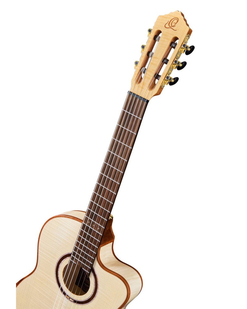 Ortega BRIDESUITECE The Private Room 4/4 Nylon String Guitar 6-String - Natural + Gig Bag