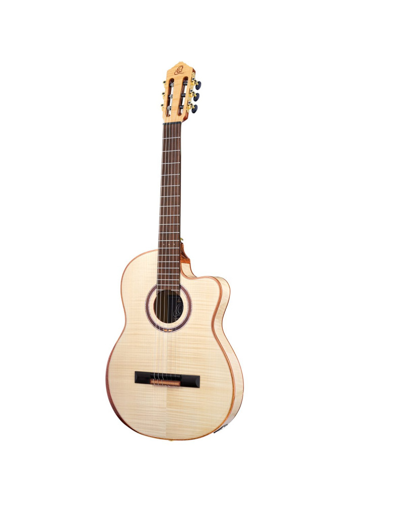 Ortega BRIDESUITECE The Private Room 4/4 Nylon String Guitar 6-String - Natural + Gig Bag