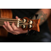 Ortega CAIMAN-BS-GB Lizard Series Short Scale Uke Bass 4 String - Acacia Natural + Bag