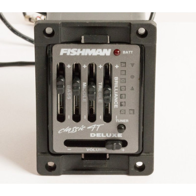 Ortega CL4T Preamp Fishman, EQ+Tuner