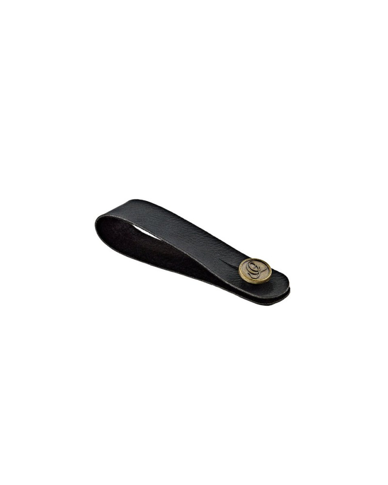 Ortega CONNECT-BK Vegan Series Headstock Tie - PVC Black