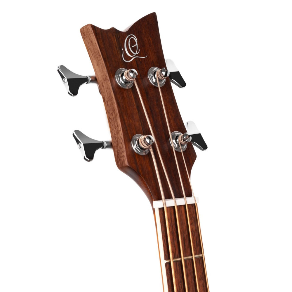 Ortega D7CE-4 Deep Series 7 Medium Scale Acoustic Bass 4 String - Spruce / Mahogany Natural