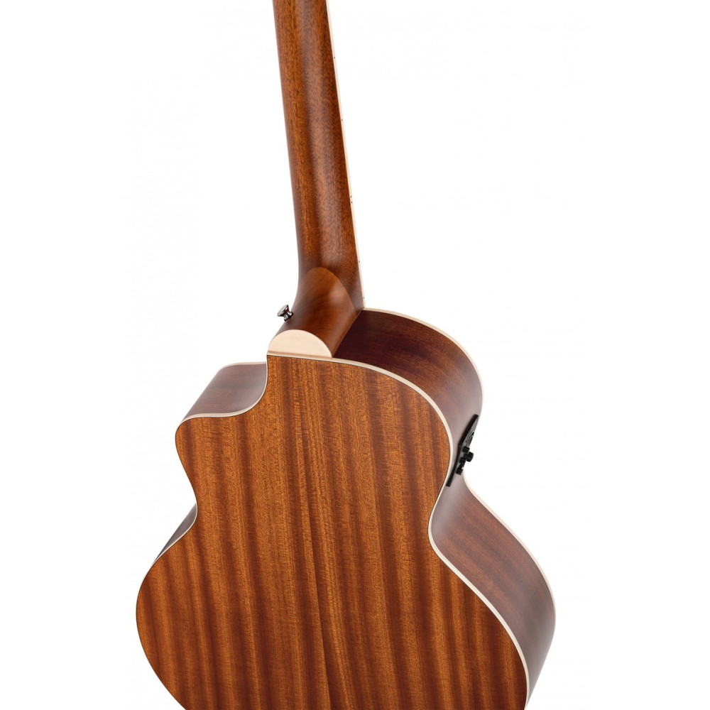 Ortega D7CE-4 Deep Series 7 Medium Scale Acoustic Bass 4 String - Spruce / Mahogany Natural