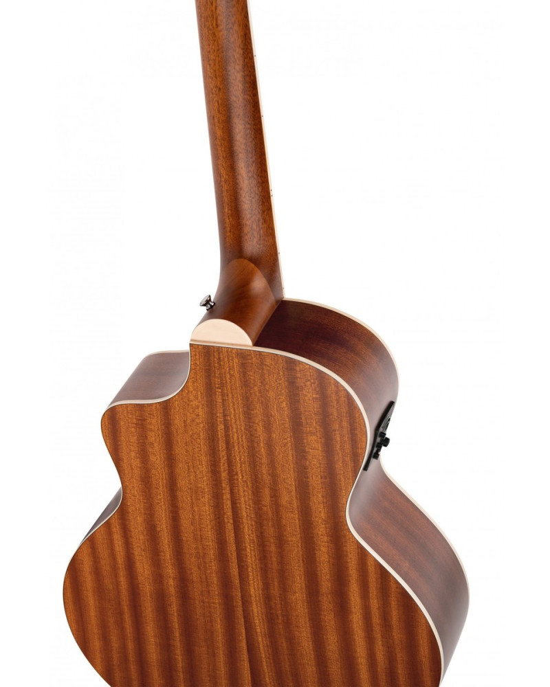 Ortega D7CE-4 Deep Series 7 Medium Scale Acoustic Bass 4 String - Spruce / Mahogany Natural