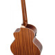 Ortega D7CE-4 Deep Series 7 Medium Scale Acoustic Bass 4 String - Spruce / Mahogany Natural