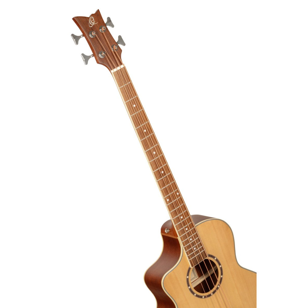 Ortega D7CE-4-L Deep Series Acoustic Bass 4-String Lefty - Medium Scale