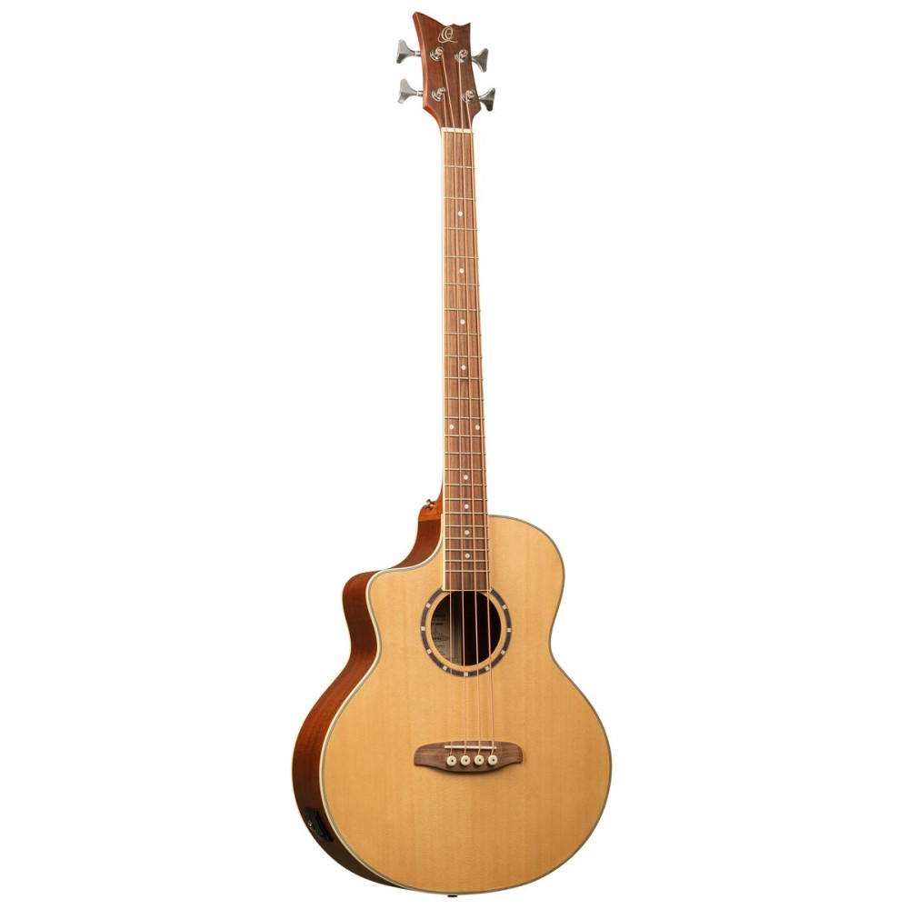 Ortega D7CE-4-L Deep Series Acoustic Bass 4-String Lefty - Medium Scale