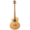 Ortega D7CE-4-L Deep Series Acoustic Bass 4-String Lefty - Medium Scale