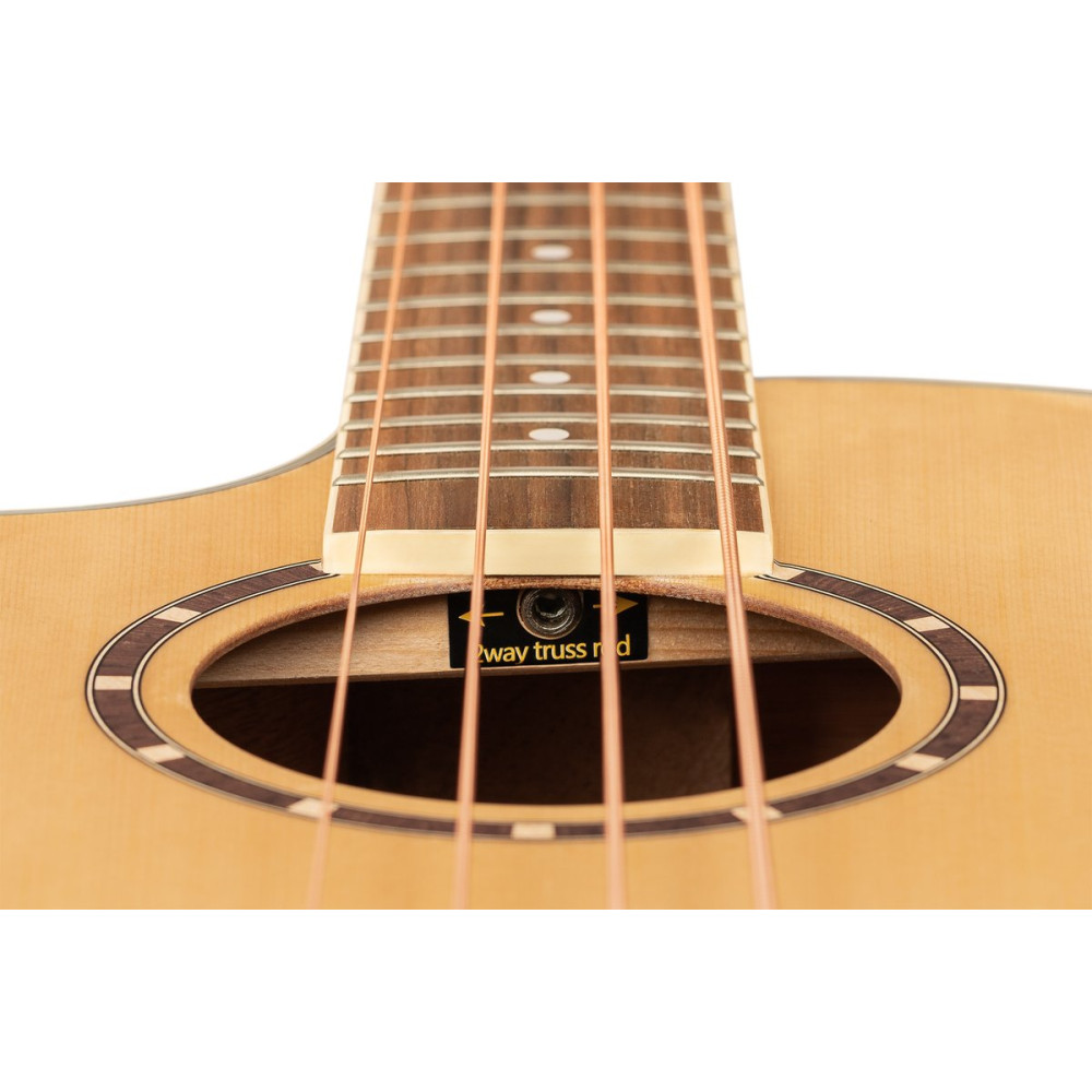Ortega D7CE-4-L Deep Series Acoustic Bass 4-String Lefty - Medium Scale