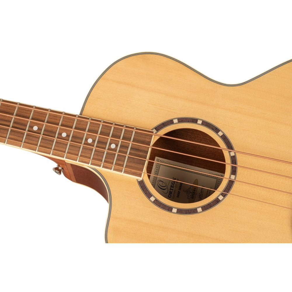 Ortega D7CE-4-L Deep Series Acoustic Bass 4-String Lefty - Medium Scale